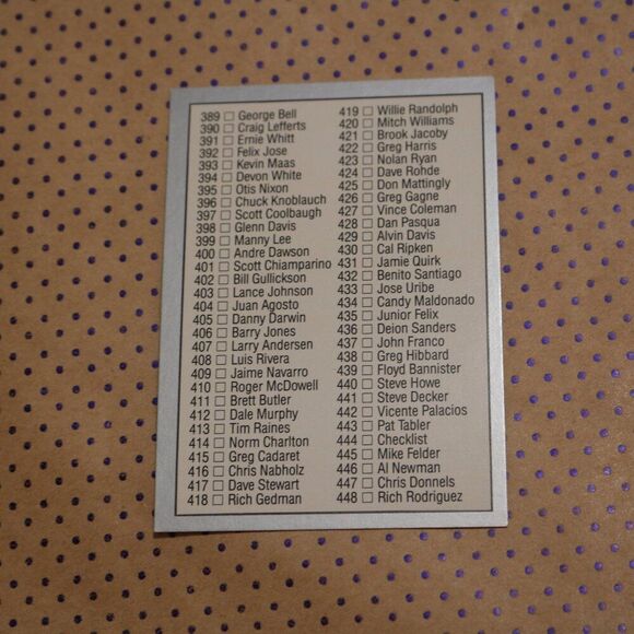 Darryl Strawberry #444 Baseball Card - Picture 1 of 2